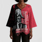 Personalized Jean-Jacques Dessalines Afro Haiti Kimono Sleeve Blouse Emperor Of First Empire Grunge Style - African Pride