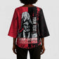 Personalized Jean-Jacques Dessalines Afro Haiti Kimono Sleeve Blouse Emperor Of First Empire Grunge Style - African Pride