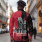 Personalized Jean-Jacques Dessalines Afro Haiti Long Sleeve Button Shirt Emperor Of First Empire Grunge Style - African Pride