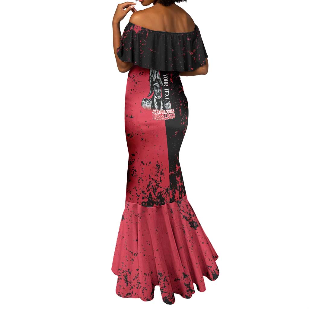 Personalized Jean-Jacques Dessalines Afro Haiti Mermaid Dress Emperor Of First Empire Grunge Style - African Pride