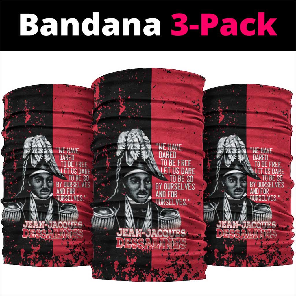 Jean-Jacques Dessalines Afro Haiti Neck Gaiter Emperor Of First Empire Grunge Style - African Pride