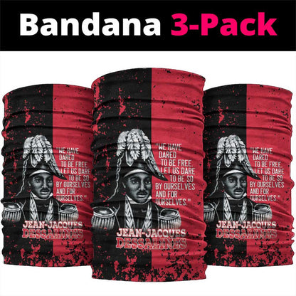 Jean-Jacques Dessalines Afro Haiti Neck Gaiter Emperor Of First Empire Grunge Style - African Pride