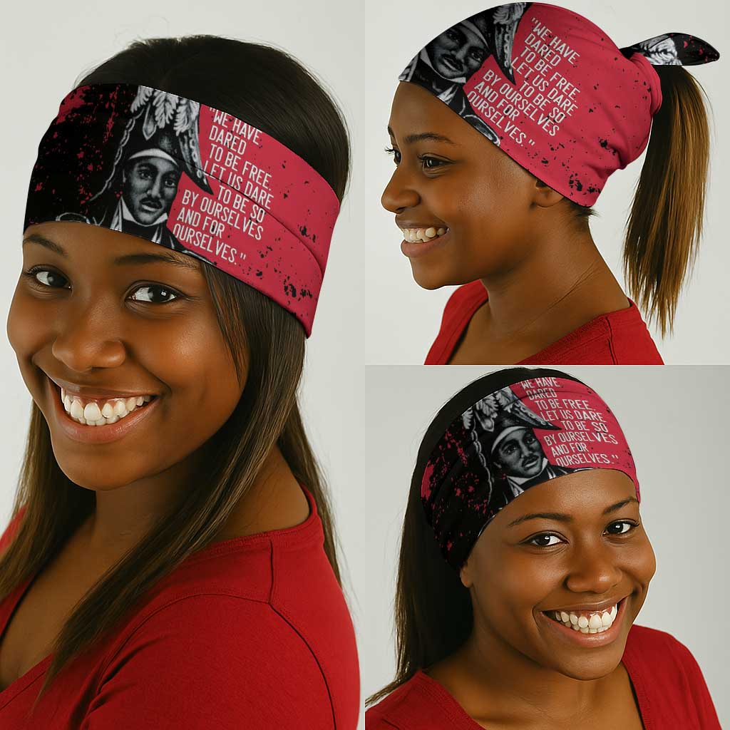 Jean-Jacques Dessalines Afro Haiti Neck Gaiter Emperor Of First Empire Grunge Style - African Pride