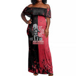 Personalized Jean-Jacques Dessalines Afro Haiti Off Shoulder Maxi Dress Emperor Of First Empire Grunge Style - African Pride