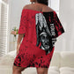 Personalized Jean-Jacques Dessalines Afro Haiti Off Shoulder Short Dress Emperor Of First Empire Grunge Style - African Pride