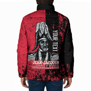 Personalized Jean-Jacques Dessalines Afro Haiti Padded Jacket Emperor Of First Empire Grunge Style - African Pride