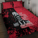 Jean-Jacques Dessalines Afro Haiti Quilt Bed Set Emperor Of First Empire Grunge Style - African Pride