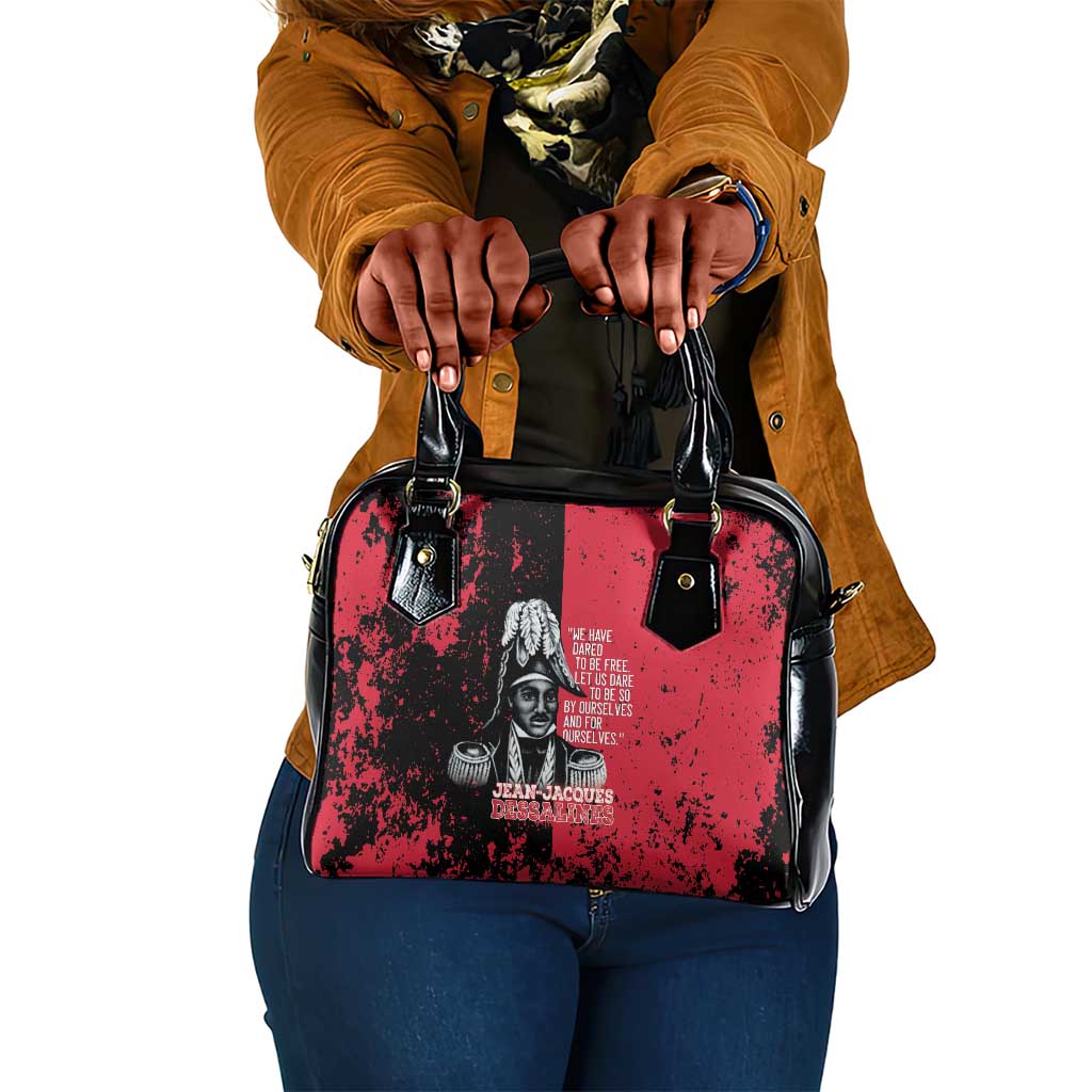 Jean-Jacques Dessalines Afro Haiti Shoulder Handbag Emperor Of First Empire Grunge Style - African Pride