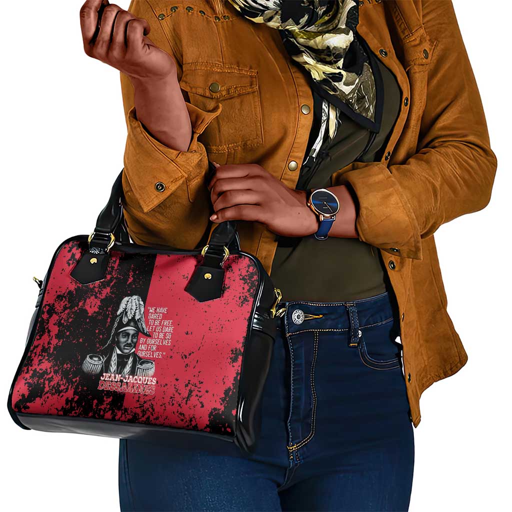Jean-Jacques Dessalines Afro Haiti Shoulder Handbag Emperor Of First Empire Grunge Style - African Pride