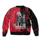 Personalized Jean-Jacques Dessalines Afro Haiti Sleeve Zip Bomber Jacket Emperor Of First Empire Grunge Style - African Pride