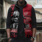 Personalized Jean-Jacques Dessalines Afro Haiti Sleeveless Puffer Jacket Emperor Of First Empire Grunge Style - African Pride