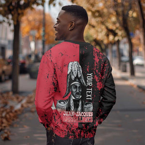 Personalized Jean-Jacques Dessalines Afro Haiti Sweatshirt Emperor Of First Empire Grunge Style - African Pride