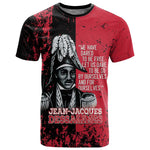 Personalized Jean-Jacques Dessalines Afro Haiti T shirt Emperor Of First Empire Grunge Style - African Pride