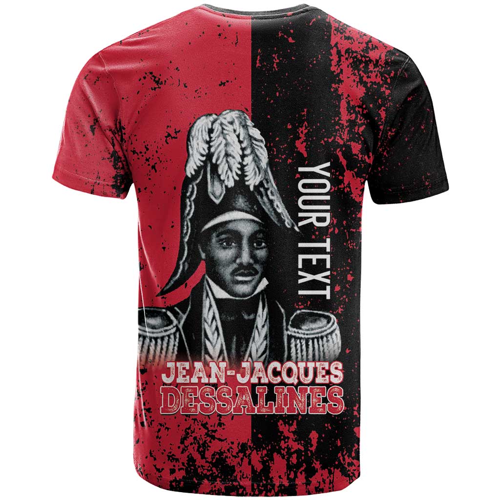 Personalized Jean-Jacques Dessalines Afro Haiti T shirt Emperor Of First Empire Grunge Style - African Pride