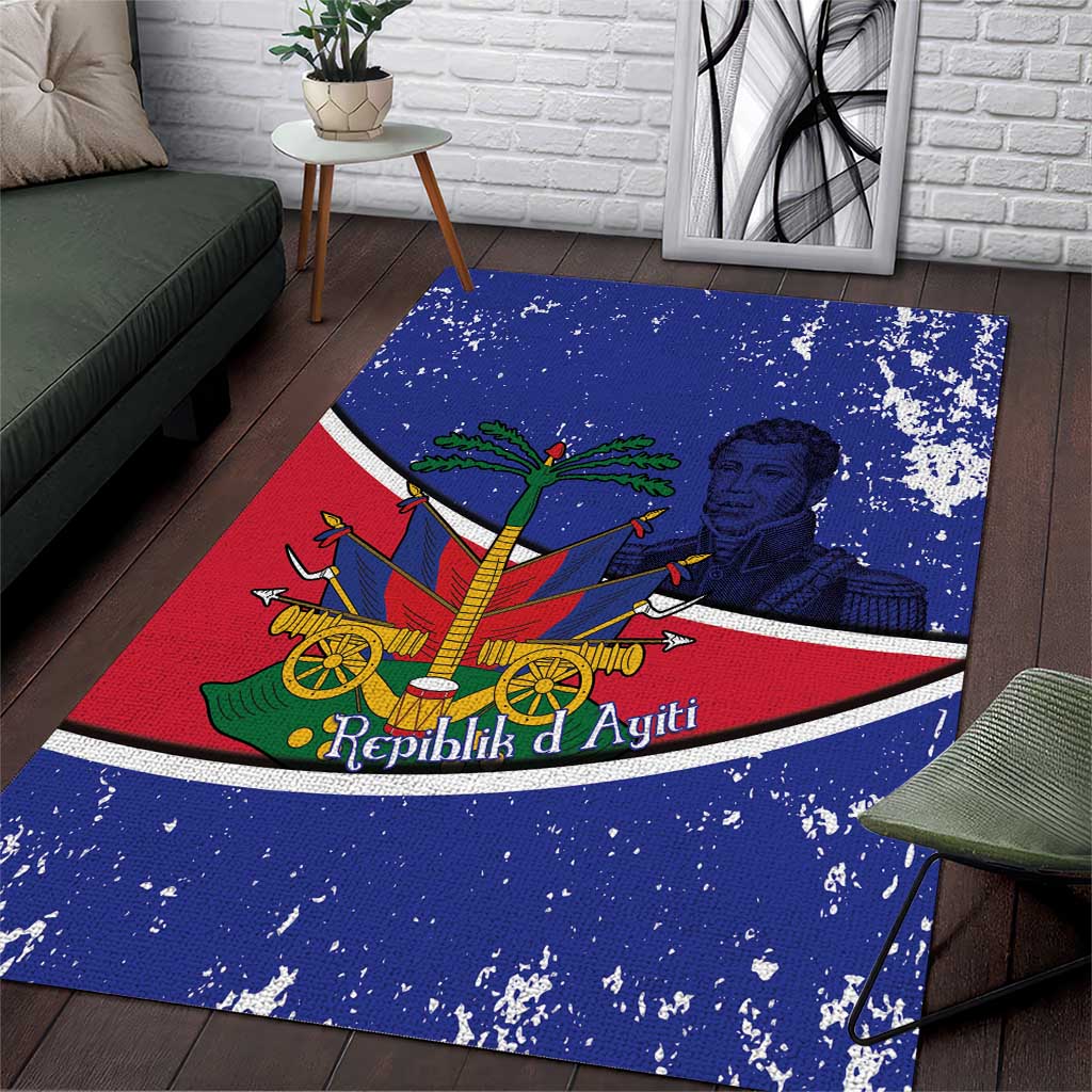 Republic of Haiti 1806-1820 Area Rug Alexandre Petion With Coat Of Arms - African Pride