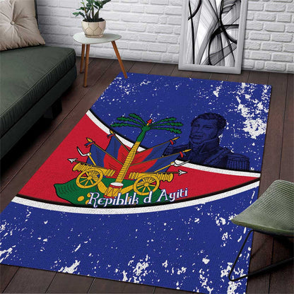 Republic of Haiti 1806-1820 Area Rug Alexandre Petion With Coat Of Arms - African Pride