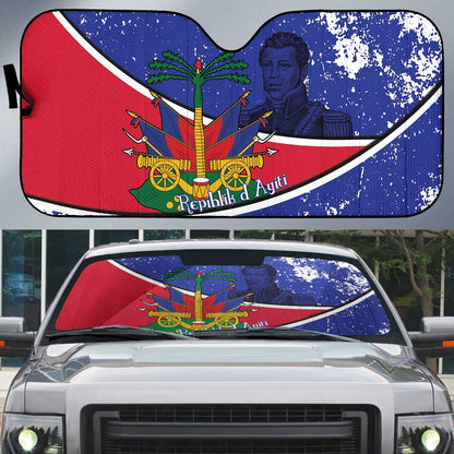 Republic of Haiti 1806-1820 Auto Sun Shade Alexandre Petion With Coat Of Arms - African Pride