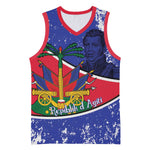 Republic of Haiti 1806-1820 Basketball Jersey Alexandre Petion With Coat Of Arms - African Pride
