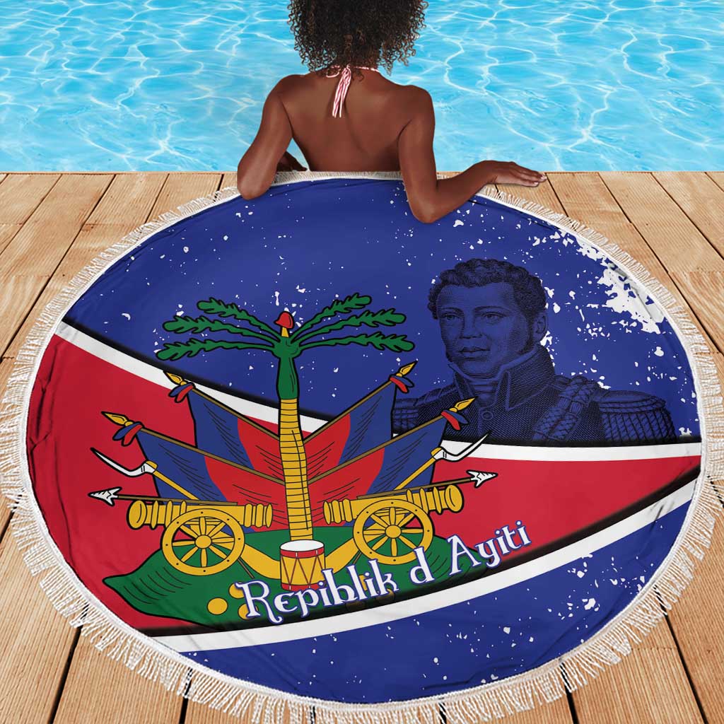 Republic of Haiti 1806-1820 Beach Blanket Alexandre Petion With Coat Of Arms - African Pride