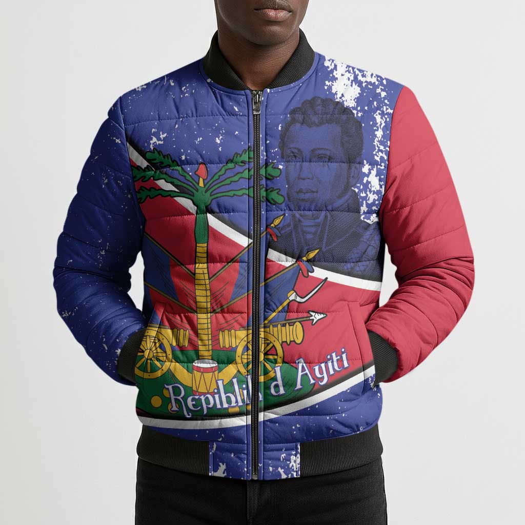 Republic of Haiti 1806-1820 Bomber Puffer Jacket Alexandre Petion With Coat Of Arms - African Pride