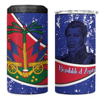 Republic of Haiti 1806-1820 4 in 1 Can Cooler Tumbler Alexandre Petion With Coat Of Arms - African Pride