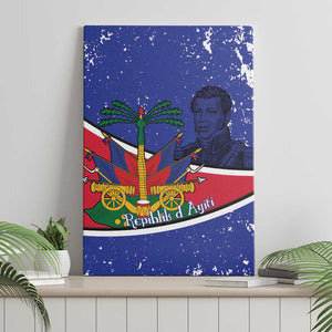 Republic of Haiti 1806-1820 Canvas Wall Art Alexandre Petion With Coat Of Arms - African Pride