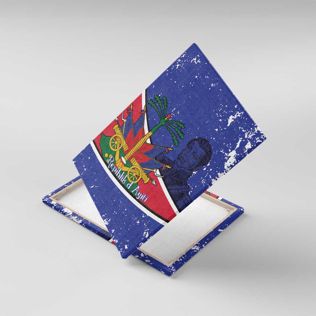 Republic of Haiti 1806-1820 Canvas Wall Art Alexandre Petion With Coat Of Arms - African Pride