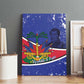 Republic of Haiti 1806-1820 Canvas Wall Art Alexandre Petion With Coat Of Arms - African Pride