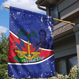 Republic of Haiti 1806-1820 Garden Flag Alexandre Petion With Coat Of Arms - African Pride