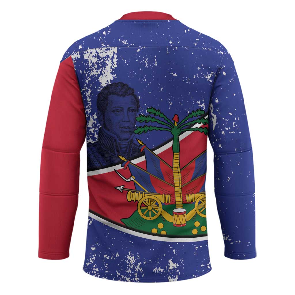 Republic of Haiti 1806-1820 Hockey Jersey Alexandre Petion With Coat Of Arms - African Pride