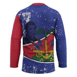Republic of Haiti 1806-1820 Hockey Jersey Alexandre Petion With Coat Of Arms - African Pride