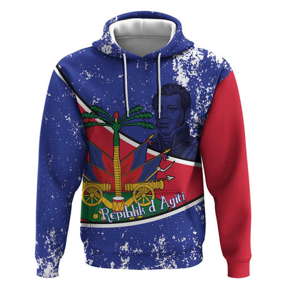 Republic of Haiti 1806-1820 Hoodie Alexandre Petion With Coat Of Arms - African Pride
