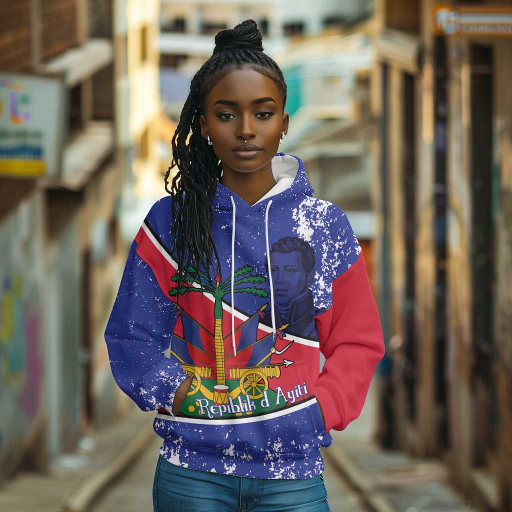 Republic of Haiti 1806-1820 Hoodie Alexandre Petion With Coat Of Arms - African Pride