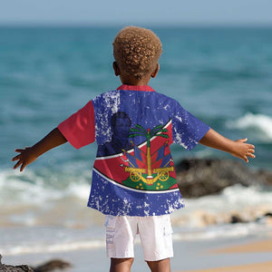 Republic of Haiti 1806-1820 Kid Hawaiian Shirt Alexandre Petion With Coat Of Arms LT14