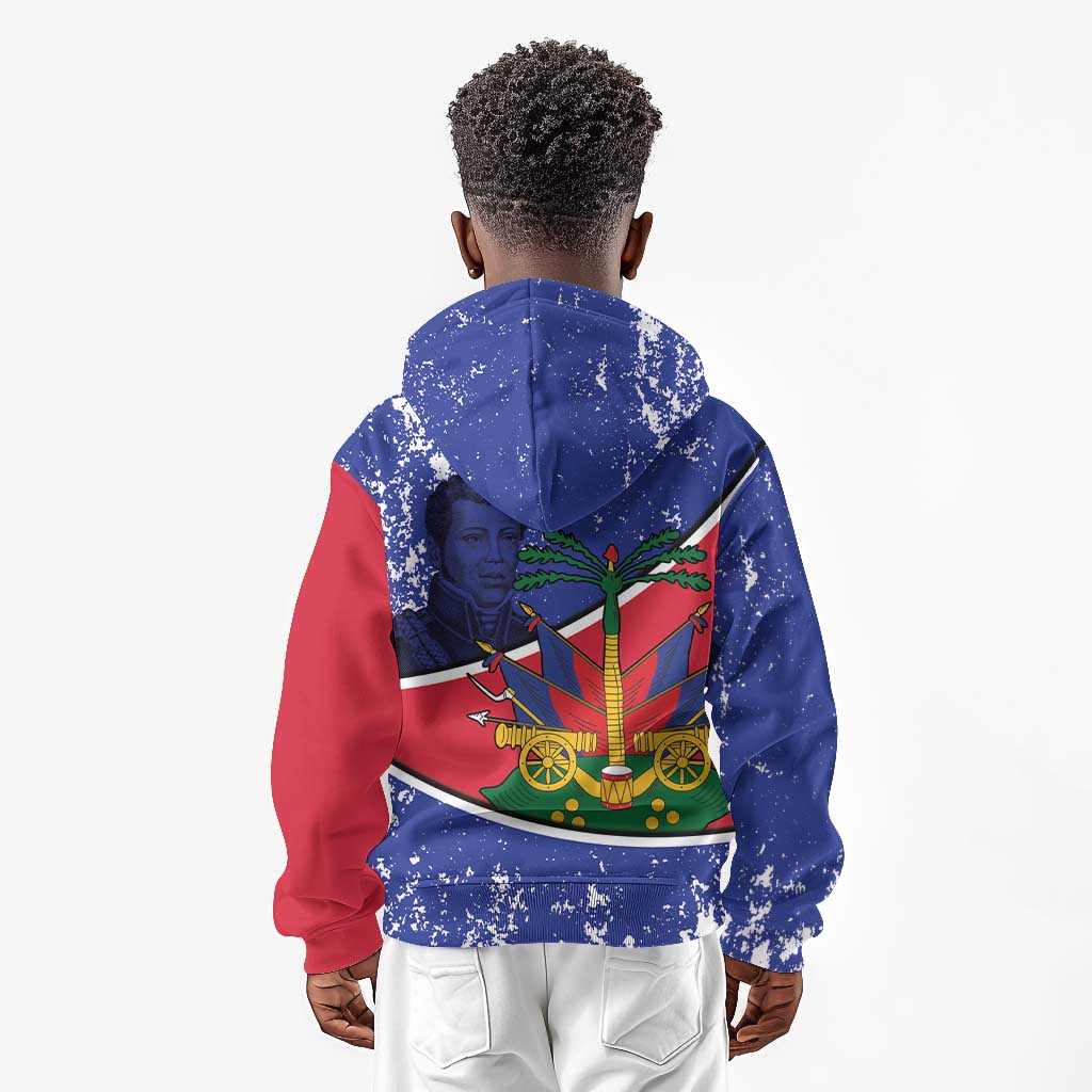 Republic of Haiti 1806-1820 Kid Hoodie Alexandre Petion With Coat Of Arms - African Pride