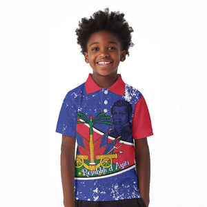 Republic of Haiti 1806-1820 Kid Polo Shirt Alexandre Petion With Coat Of Arms LT14