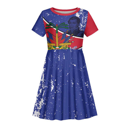 Republic of Haiti 1806-1820 Kid Short Sleeve Dress Alexandre Petion With Coat Of Arms LT14