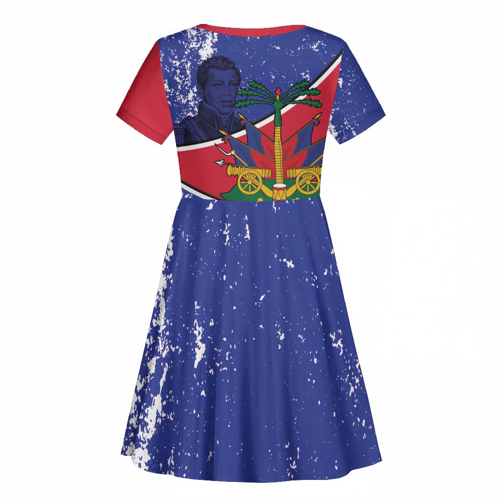 Republic of Haiti 1806-1820 Kid Short Sleeve Dress Alexandre Petion With Coat Of Arms LT14