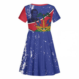 Republic of Haiti 1806-1820 Kid Short Sleeve Dress Alexandre Petion With Coat Of Arms LT14