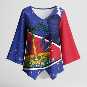 Republic of Haiti 1806-1820 Kimono Sleeve Blouse Alexandre Petion With Coat Of Arms - African Pride