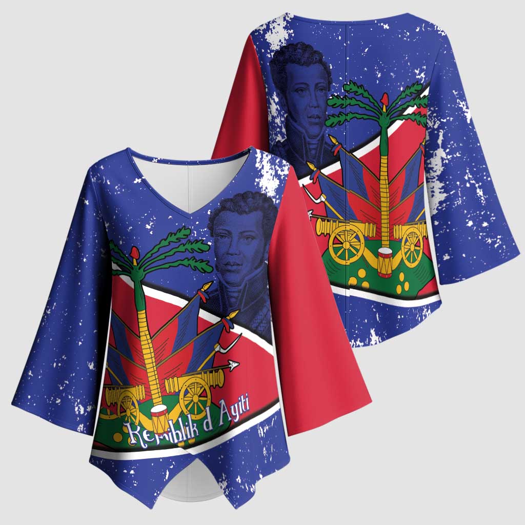 Republic of Haiti 1806-1820 Kimono Sleeve Blouse Alexandre Petion With Coat Of Arms - African Pride