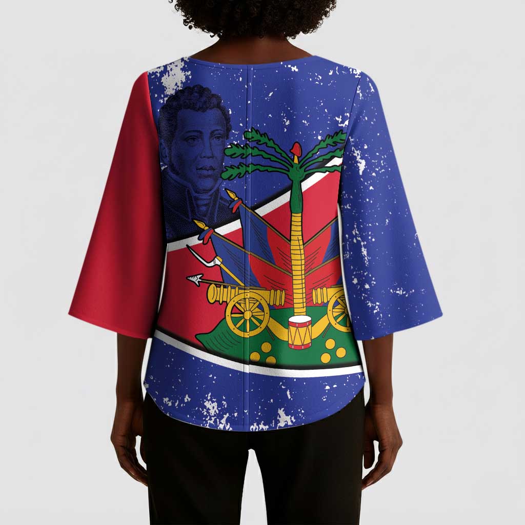 Republic of Haiti 1806-1820 Kimono Sleeve Blouse Alexandre Petion With Coat Of Arms - African Pride