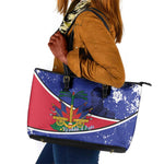 Republic of Haiti 1806-1820 Leather Tote Bag Alexandre Petion With Coat Of Arms - African Pride