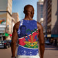 Republic of Haiti 1806-1820 Men Tank Top Alexandre Petion With Coat Of Arms - African Pride