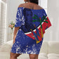 Republic of Haiti 1806-1820 Off Shoulder Short Dress Alexandre Petion With Coat Of Arms - African Pride