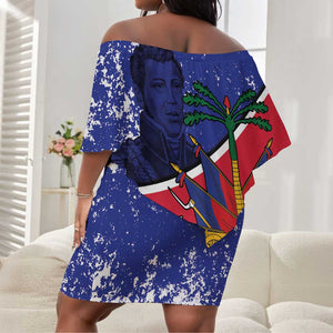 Republic of Haiti 1806-1820 Off Shoulder Short Dress Alexandre Petion With Coat Of Arms - African Pride