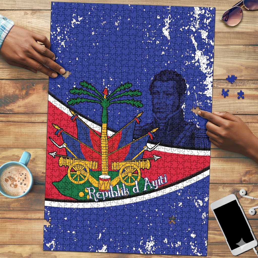 Republic of Haiti 1806-1820 Puzzle Alexandre Petion With Coat Of Arms - African Pride