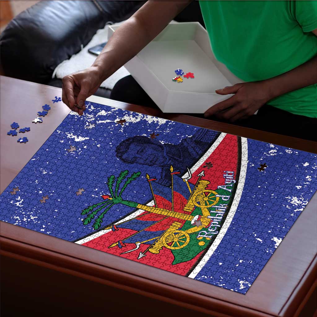 Republic of Haiti 1806-1820 Puzzle Alexandre Petion With Coat Of Arms - African Pride