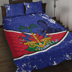 Republic of Haiti 1806-1820 Quilt Bed Set Alexandre Petion With Coat Of Arms - African Pride