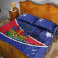 Republic of Haiti 1806-1820 Quilt Bed Set Alexandre Petion With Coat Of Arms - African Pride